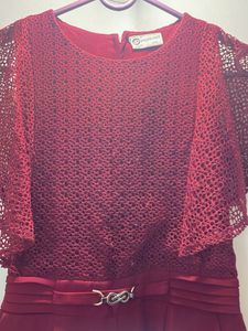 Elegant Burgundy Jumpsuit
