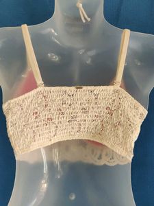 victoria's secret Elegant White Lace Bralette