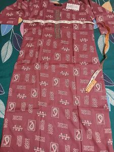Coral Kurti Size M