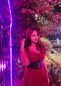 Women A-line Maroon Knee Length Dress