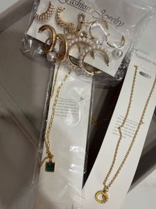 3 Combo Gold Tone Jewelry Set