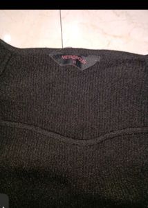 Elegant Black Knit Dress