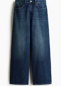 Wide Leg Dark Wash Denim Jeans