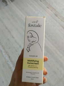 foxtale mattifying sunscreen