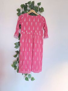 Pink Kurta Set with Pants
