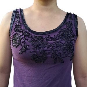 Embroidered Tank Top