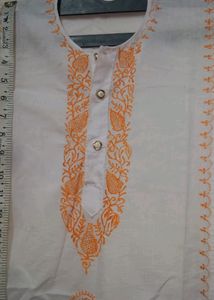 Thread Work Cotton Kurti