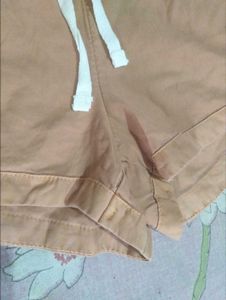 Peach Drawstring Shorts