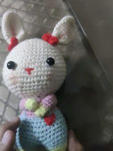 Cute Crochet Bunny Toy