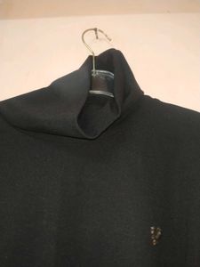 men's Black Turtleneck Sweater