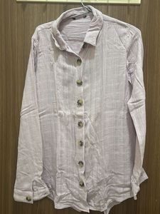 Light Purple Button-Up Shirt