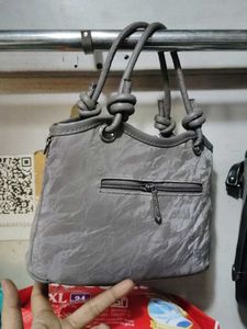 Stylish Grey Handbag