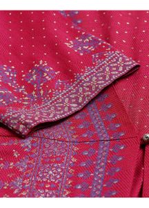 Elegant Pink Ethnic Maxi Dress