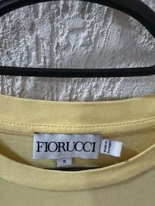 Fiorucci Yellow Cherub Graphic T-Shirt