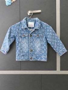Cute Monogram Denim Jacket