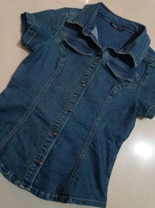 Y2k Denim Top