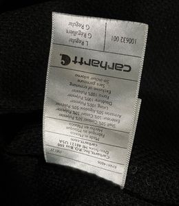 Carhartt Black Full Zip Hoodie