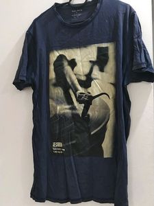 Printed T-Shirt - Navy Blue