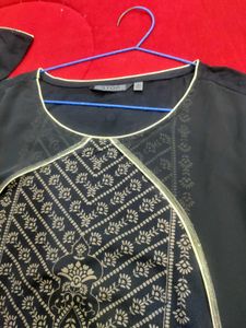 Elegant Black Kurti ✨🖤