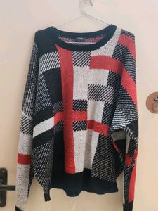 Patterned Knit Pullover