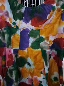 Colorful Watercolor Calvin Klien Dress