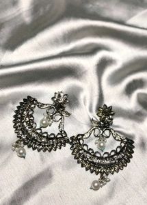 Exquisite Turquoise &amp; Pearl Drop Earrings