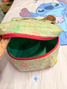 Floral Cosmetic Bag