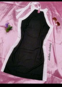 Branded Black One Piece Dress
