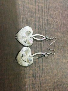 Heart Shaped Dangle Earrings