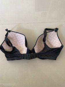 Gray Heathered Padded Bra