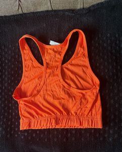 Beverly Hills Polo Club Orange Sports Bra