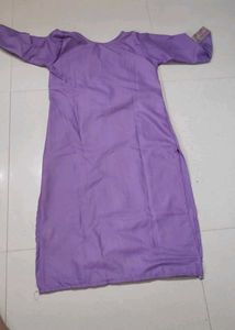 Elegant Lavender Kurta Set with Dupatta