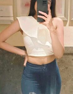 White Crop Top