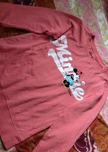 Cute Minnie Mouse Graphic Sweatshirt
