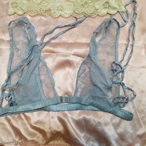Lace Bralettes (3-Pack)