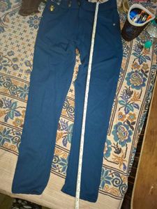Stylish Blue Flared Pants