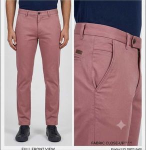 Men's Premium Mauve Pink Chinos / Slim Fit Trouser