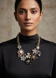 New Statement Floral Necklace