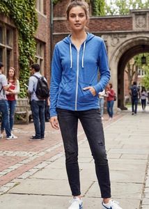 Blue Zip-Up Hoodie