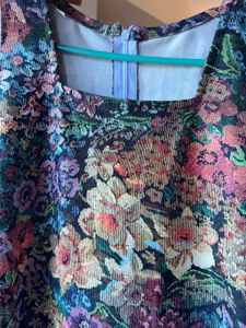 Floral bodycon with Puff Sleeves