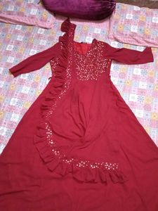 Maroon Gown