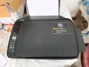 HP nk tank printer with extra ink colors 4 Bottles