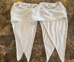 White Pleated Top