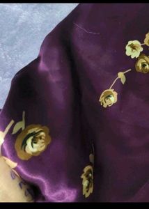 Satin Floral Nightshirt