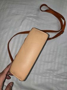 Stylish Two-Tone Crossbody Bag