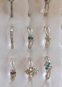 Vintage Assorted Costume Rings 8 Nos