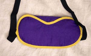 Purple &amp; Yellow Sleeping Eye Mask