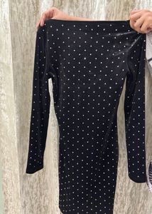 h&m black beaded dress
