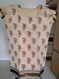 Chanderi Silk Work Kurta