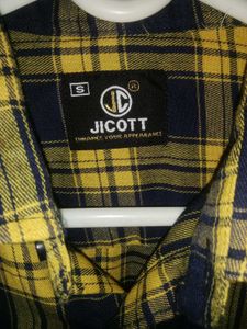 Jicott Yellow Plaid Shirt